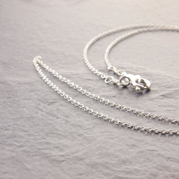 Megu's Attic Jewelry - 14/16/18" Dainty Sterling Silver Chain w/ Spring Clasp (posh 270-1sd)
